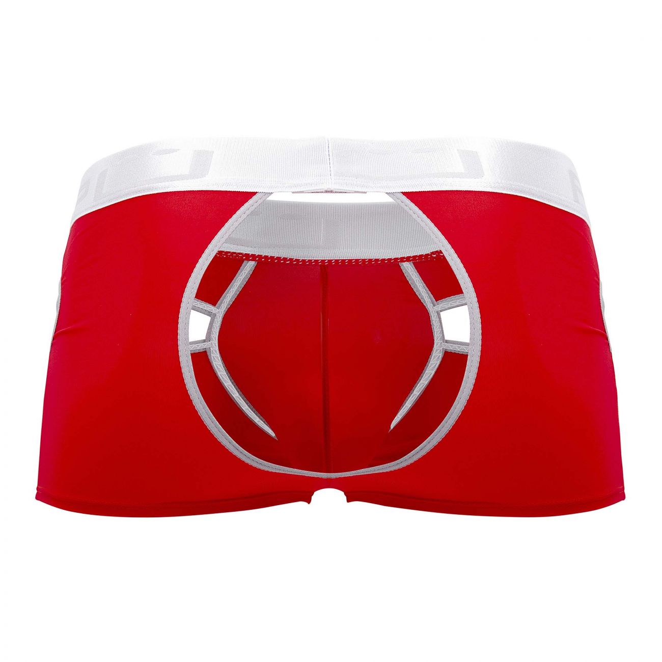PPU 2104 Badehose mit offenem Rücken, Farbe Rot