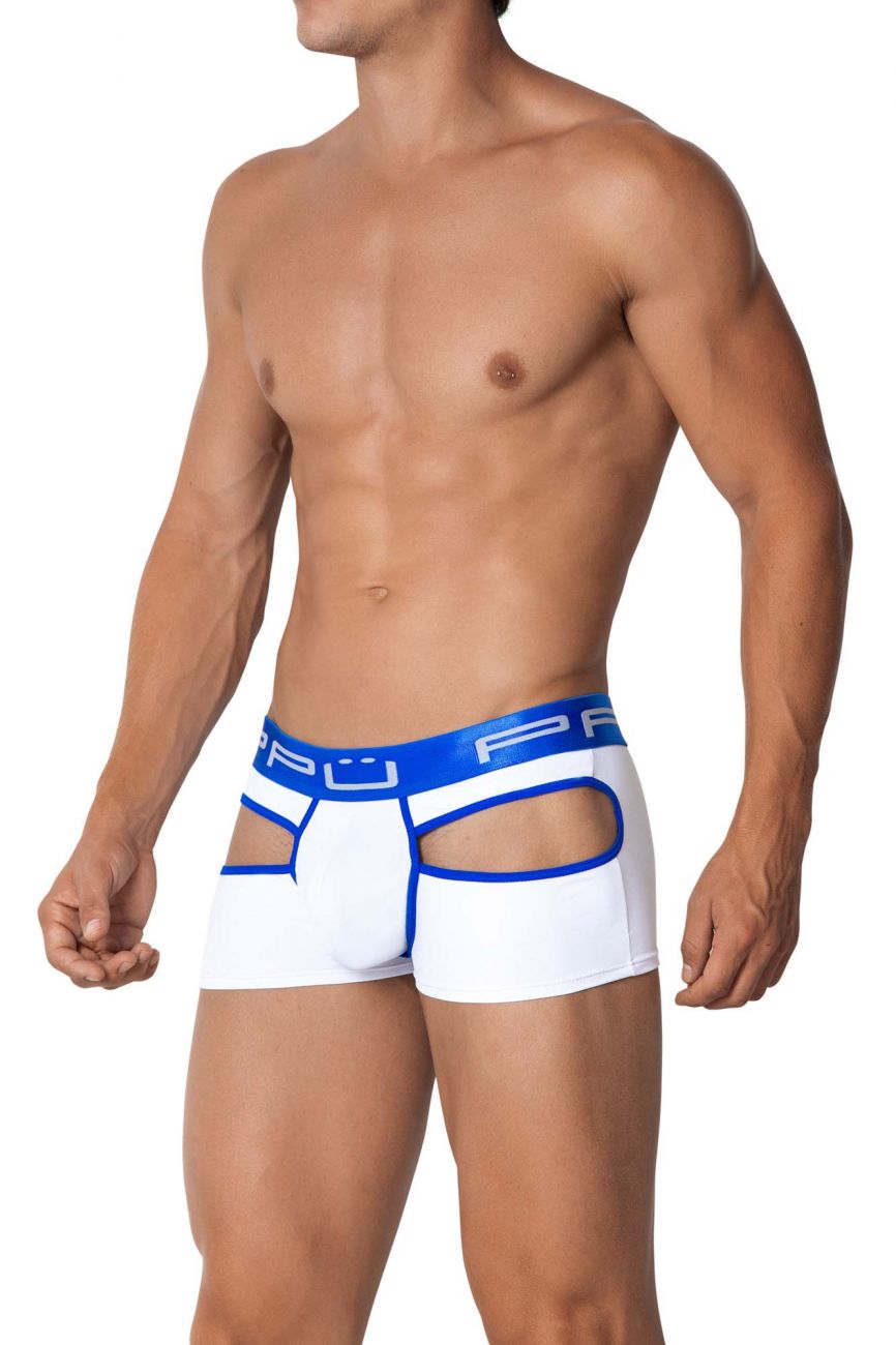 PPU 2104 Open Back Trunks Color White