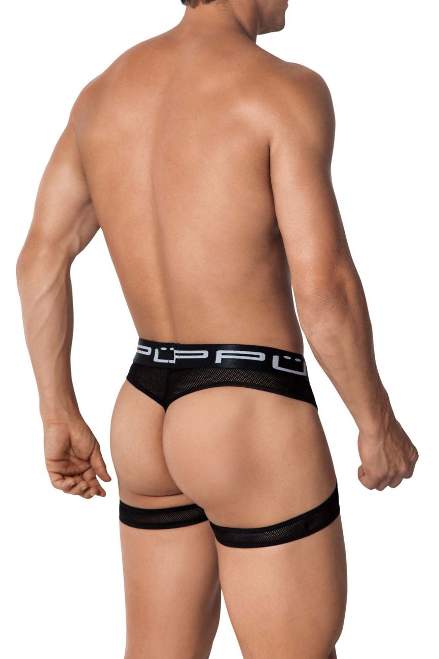 PPU 2111 Strumpfhose mit Strumpfhalter Farbe Schwarz