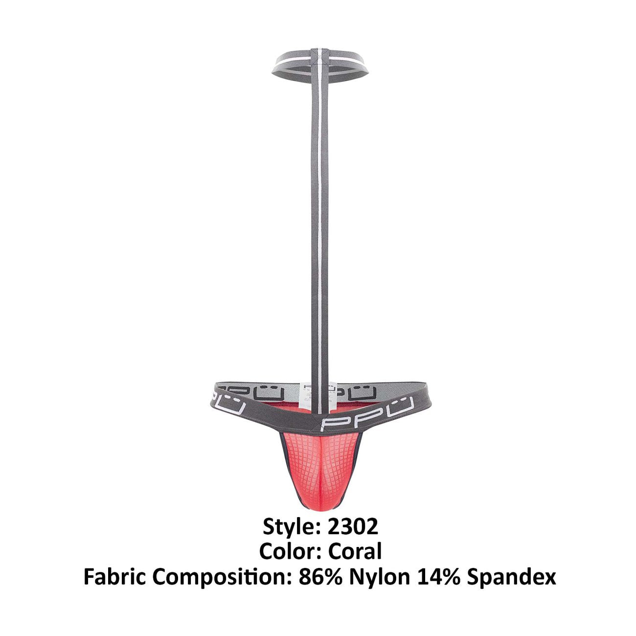 PPU 2302 Arnés Tanga Color Coral