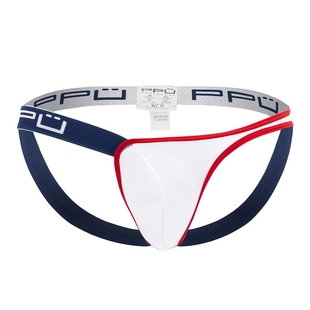 PPU 2308 Einseitiger Mesh-Jockstrap Farbe Blau
