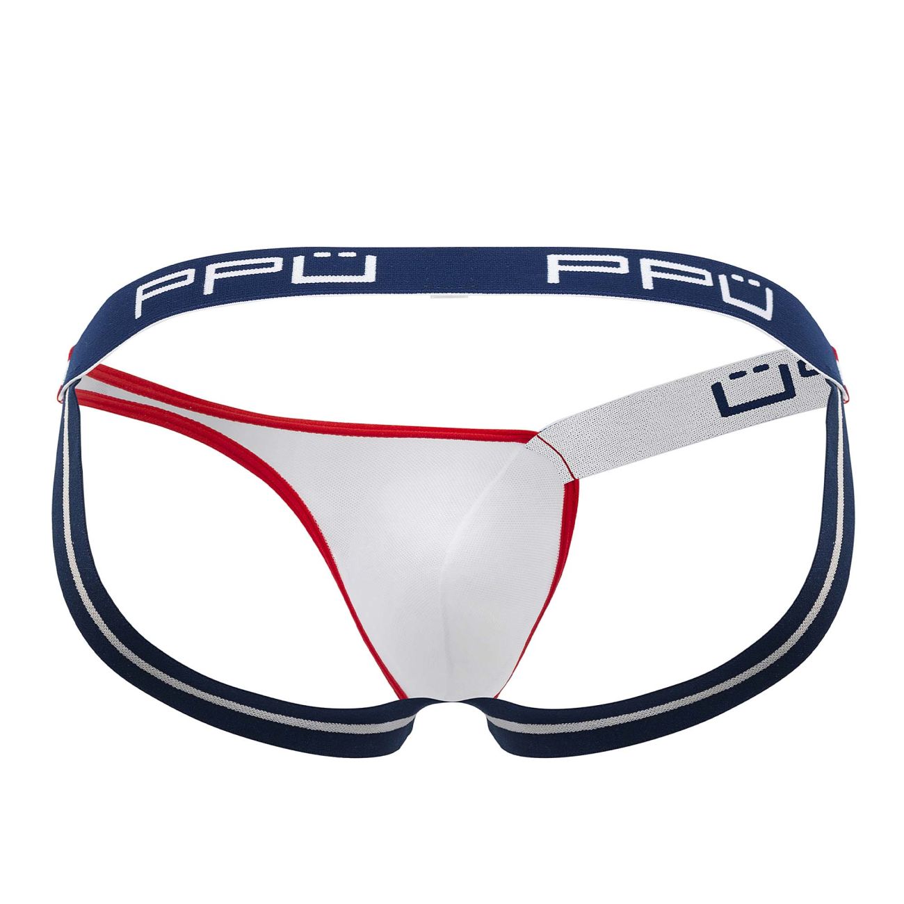 PPU 2308 Einseitiger Mesh-Jockstrap Farbe Blau