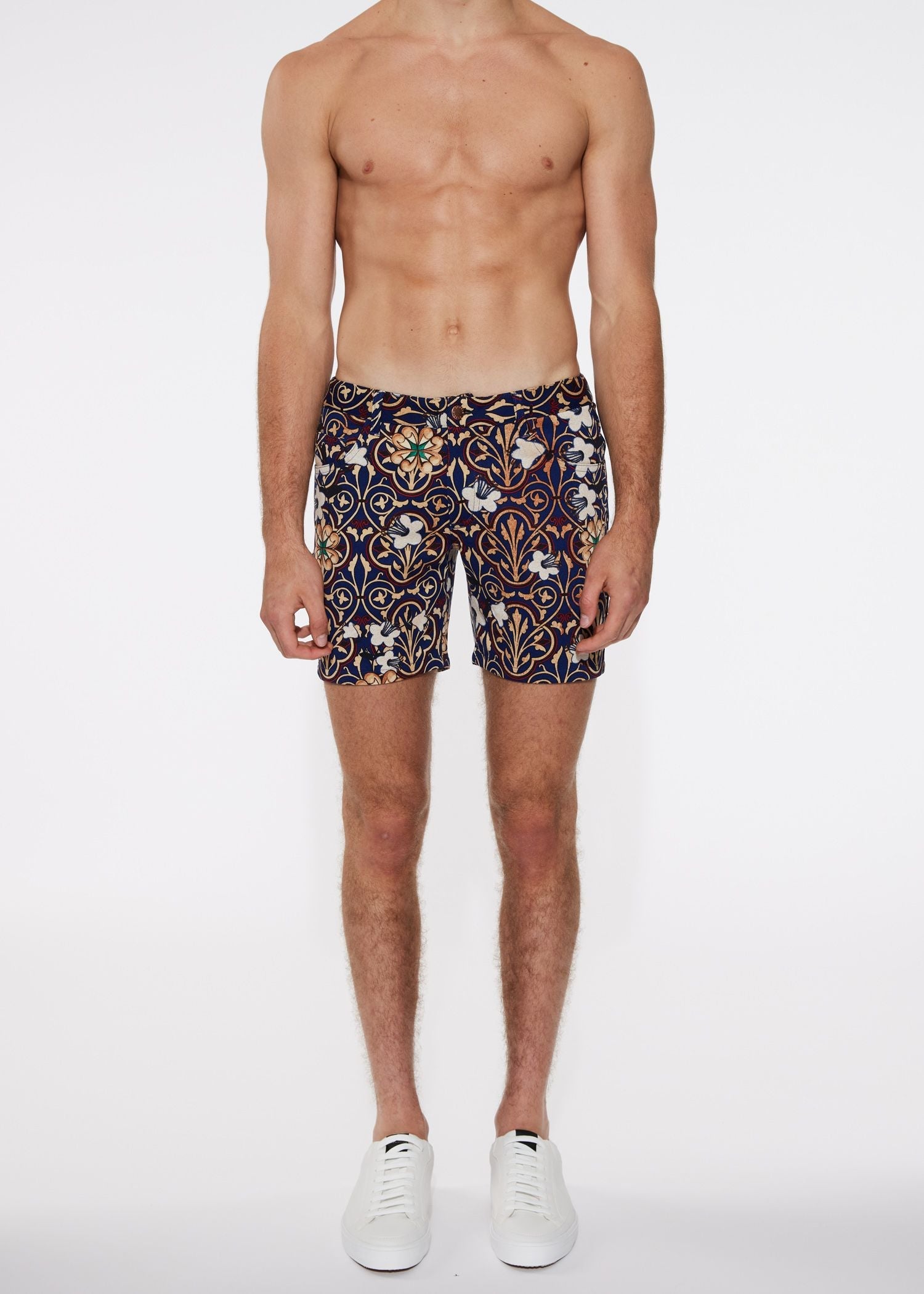 PRINTED STRETCH KNIT SHORT - DealByEthan.gay loves ST33LE