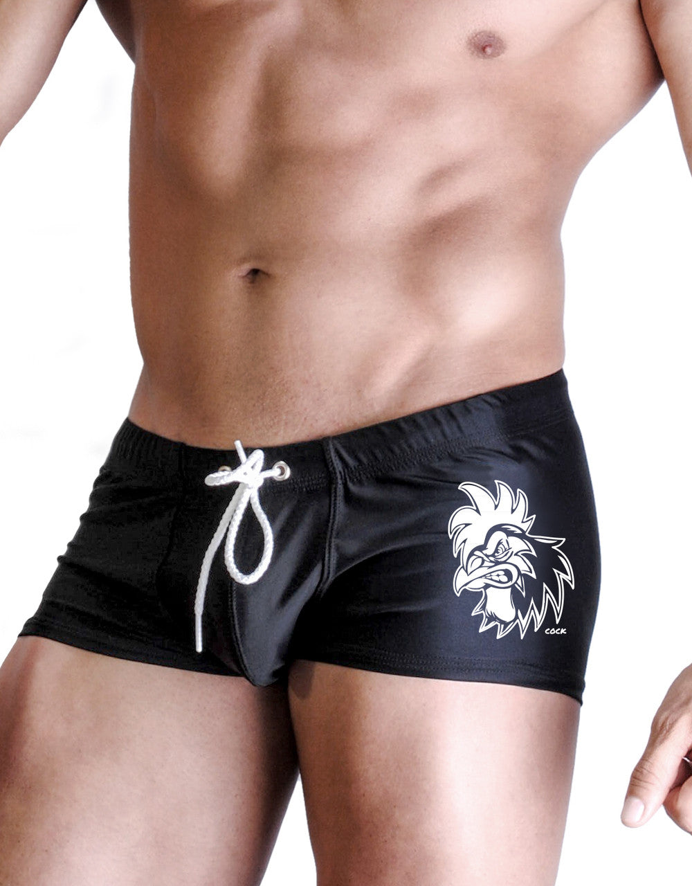 WildmanT COCK SQUARE CUT SWIM BLACK - DealByEthan.gay