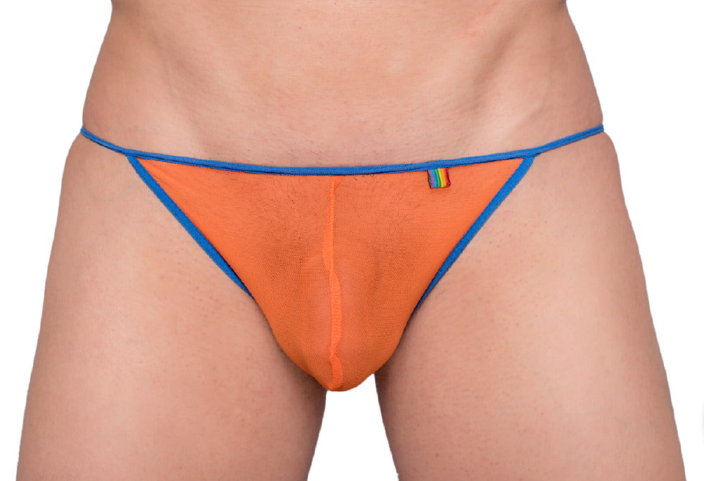 Pride Mesh-G-String mit hauchzartem Muster