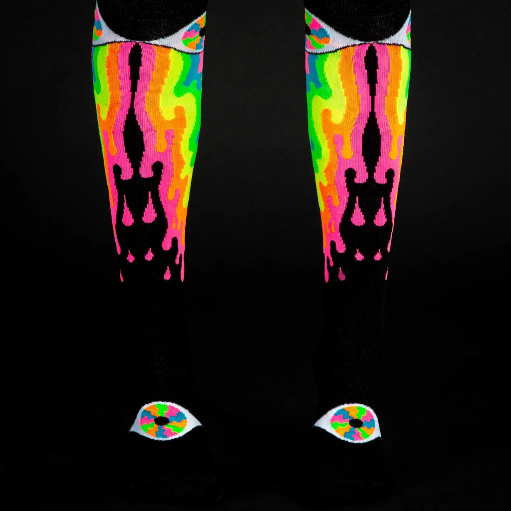 PSYCHEDELIC EYE KNEE HIGH SOCKS - DealByEthan.gay loves Gumball Poodle