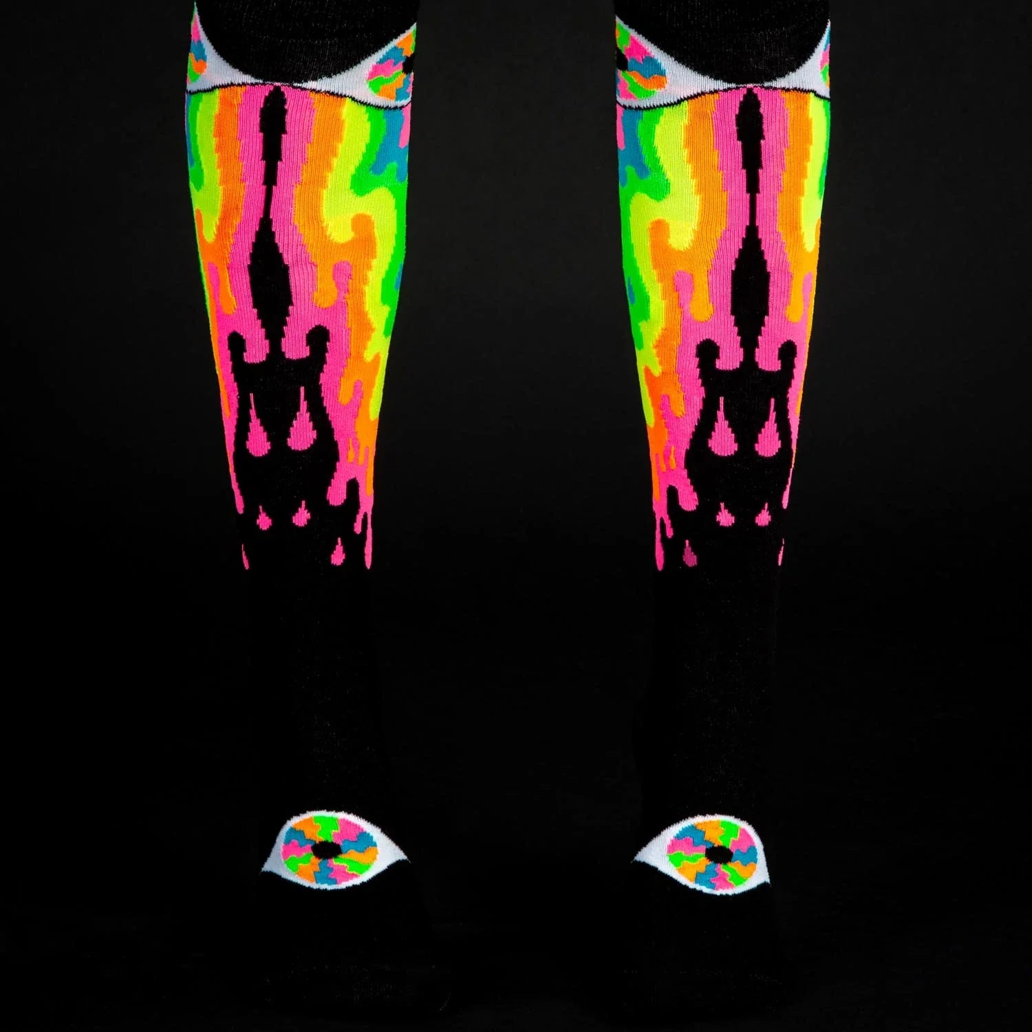 PSYCHEDELIC EYE KNEE HIGH SOCKS - DealByEthan.gay loves Gumball Poodle