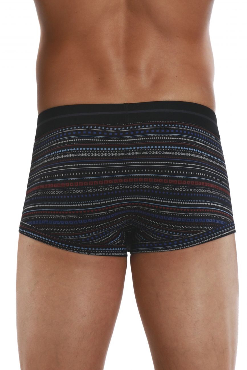Papi 554569-968 Pencil Stripes Brazilian Trunks Color Black-Blue - DealByEthan.gay loves Papi