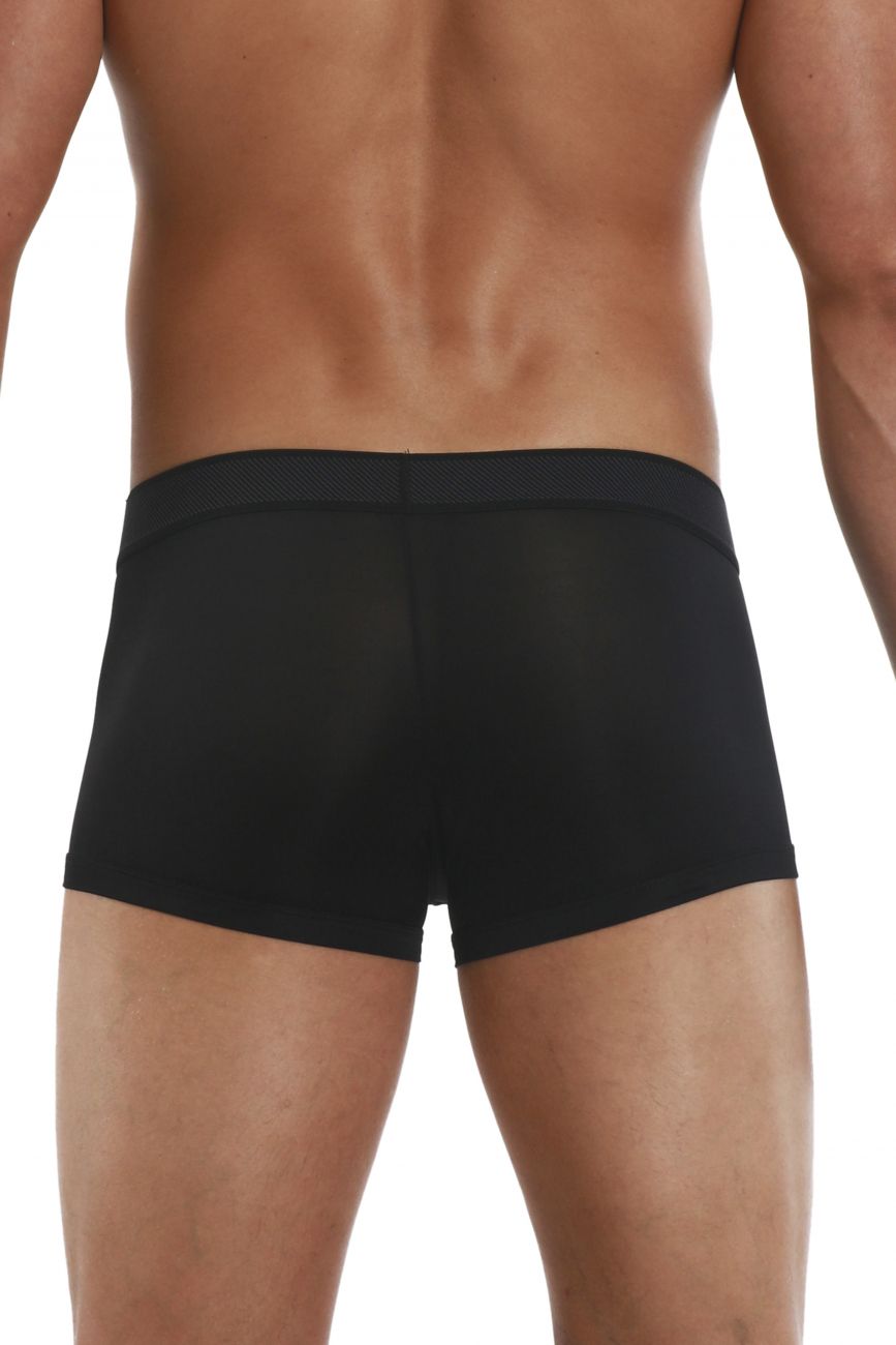 Papi 626182-968 Cool2 2PK Solid-Print Brazilian Trunks Color Black-Blue - DealByEthan.gay loves Papi