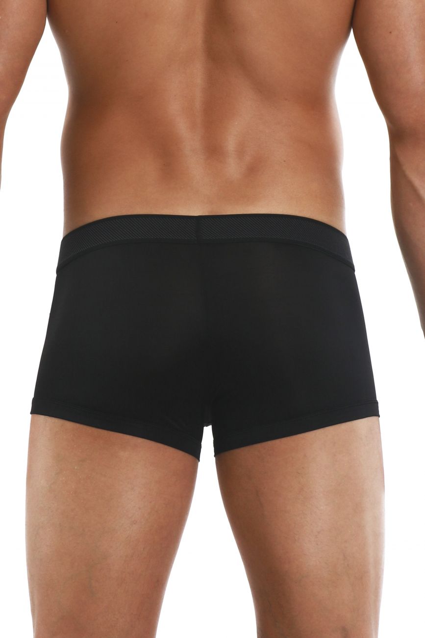 Papi 626183-982 Cool2 2PK Solid-Print Brazilian Trunks Color Black-Red - DealByEthan.gay loves Papi