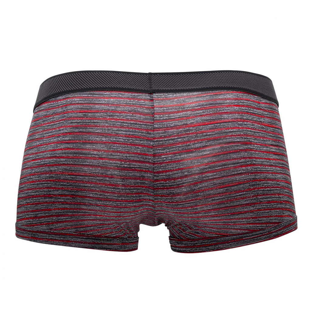 Papi 626183-982 Cool2 2PK Solid-Print Brazilian Trunks Color Black-Red - DealByEthan.gay loves Papi