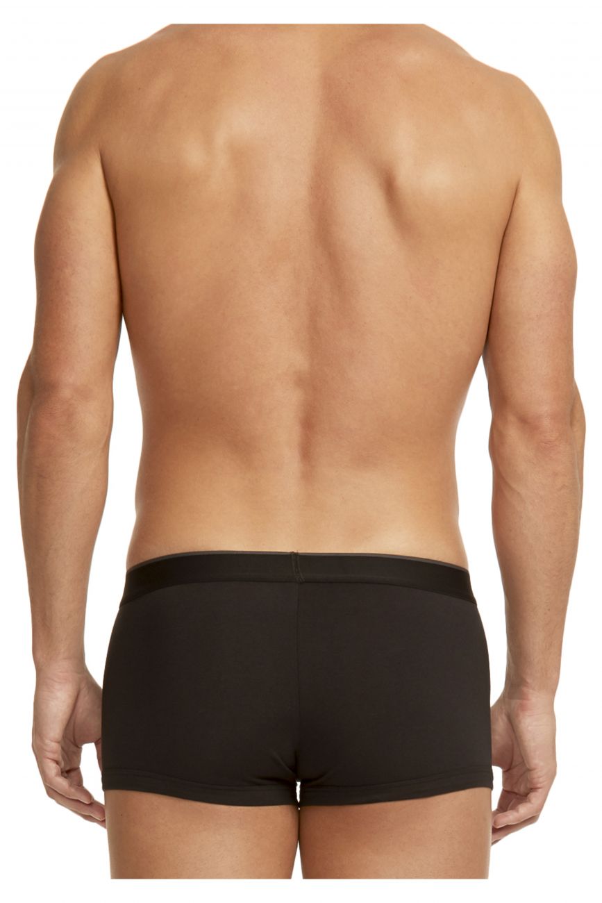 Papi 980501-001 3PK Cotton Stretch Brazilian Solids Color Black - DealByEthan.gay loves Papi