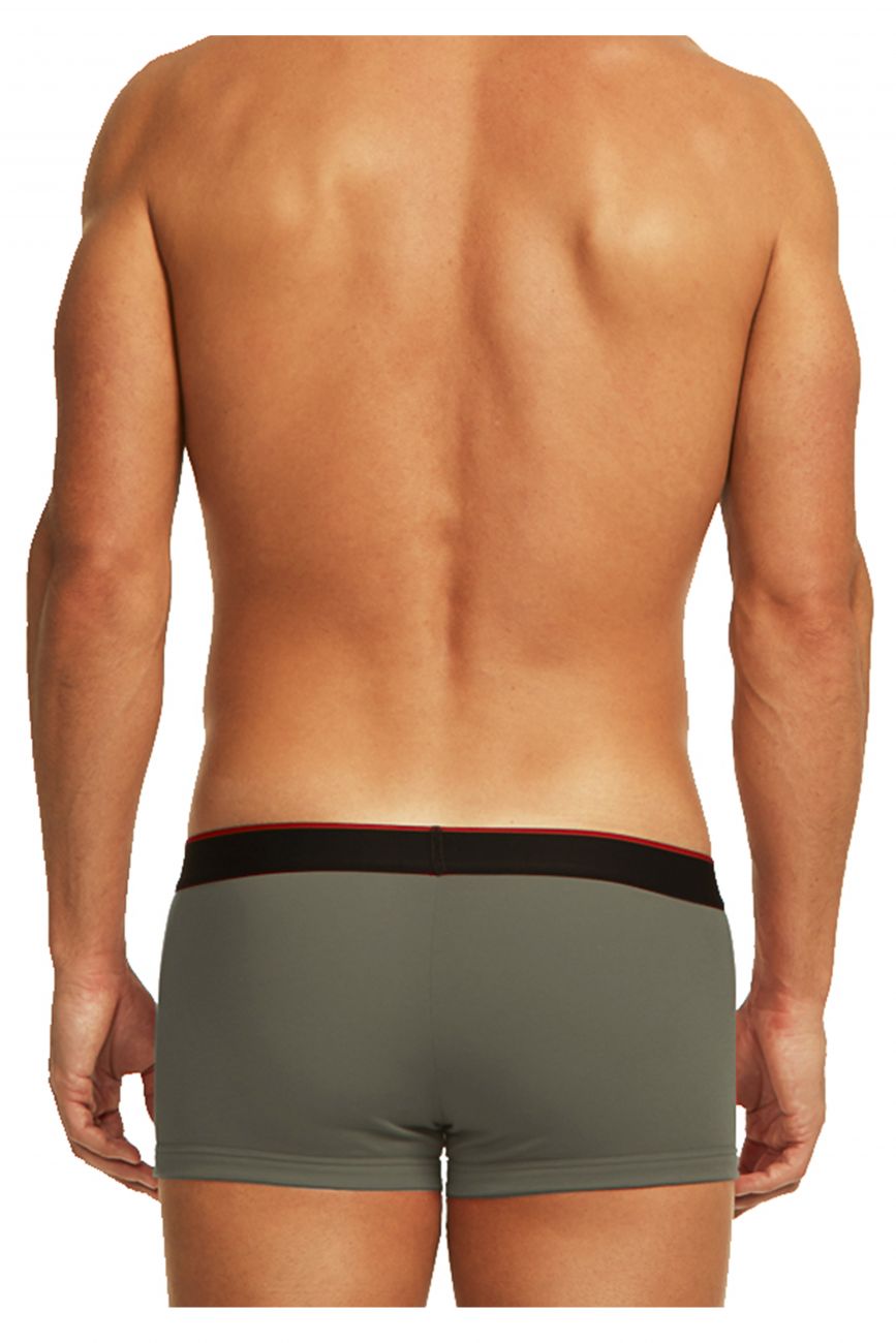 Papi 980501-950 3PK Cotton Stretch Brazilian Solids Color Red-Gray-Black - DealByEthan.gay loves Papi