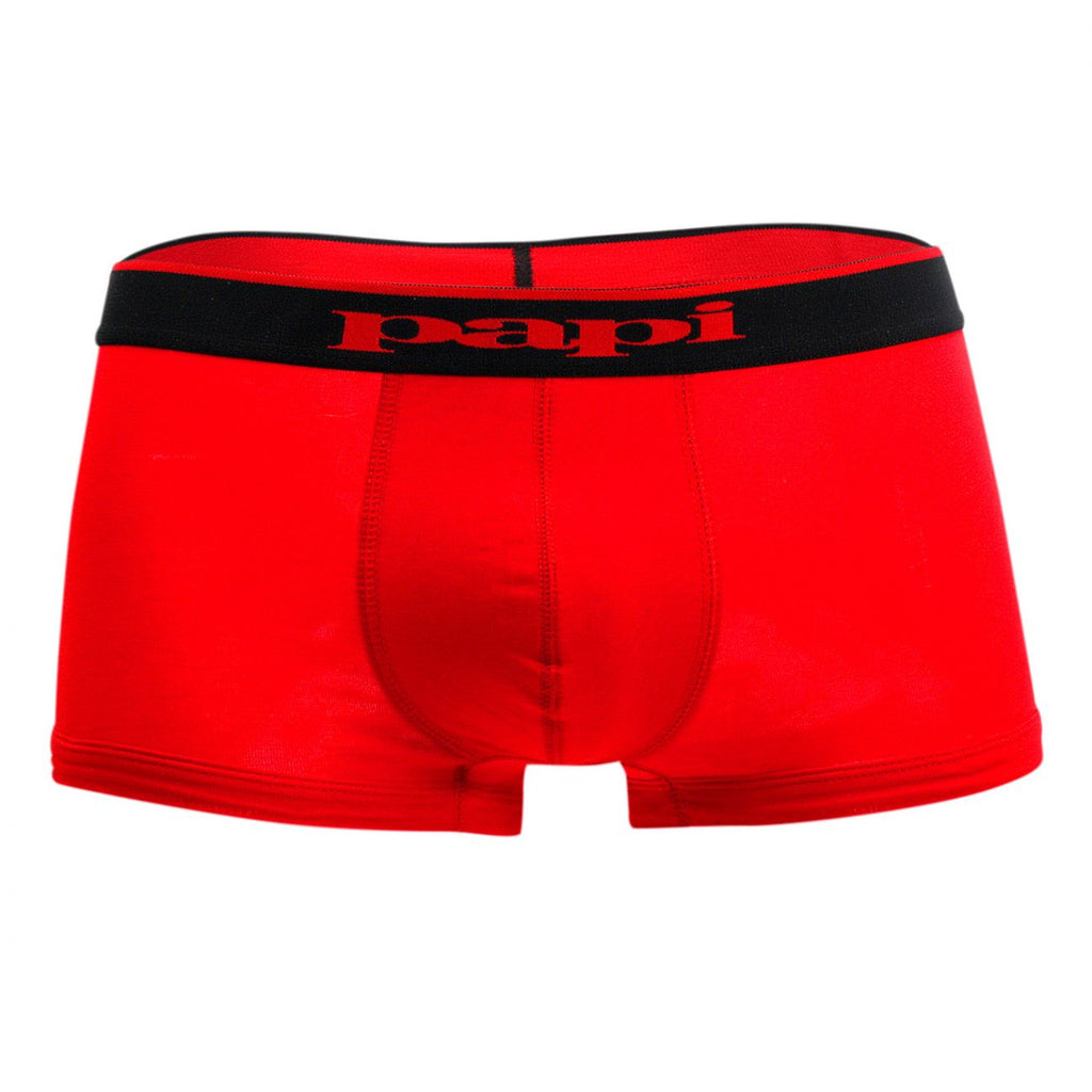 Papi 980501-950 3PK Cotton Stretch Brazilian Solids Color Red-Gray-Black - DealByEthan.gay loves Papi