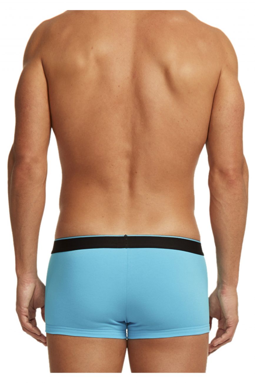 Papi 980503-969 3PK Cotton Stretch Brazilian Yarndye Band Stripe Color Turquoise-Black - DealByEthan.gay loves Papi