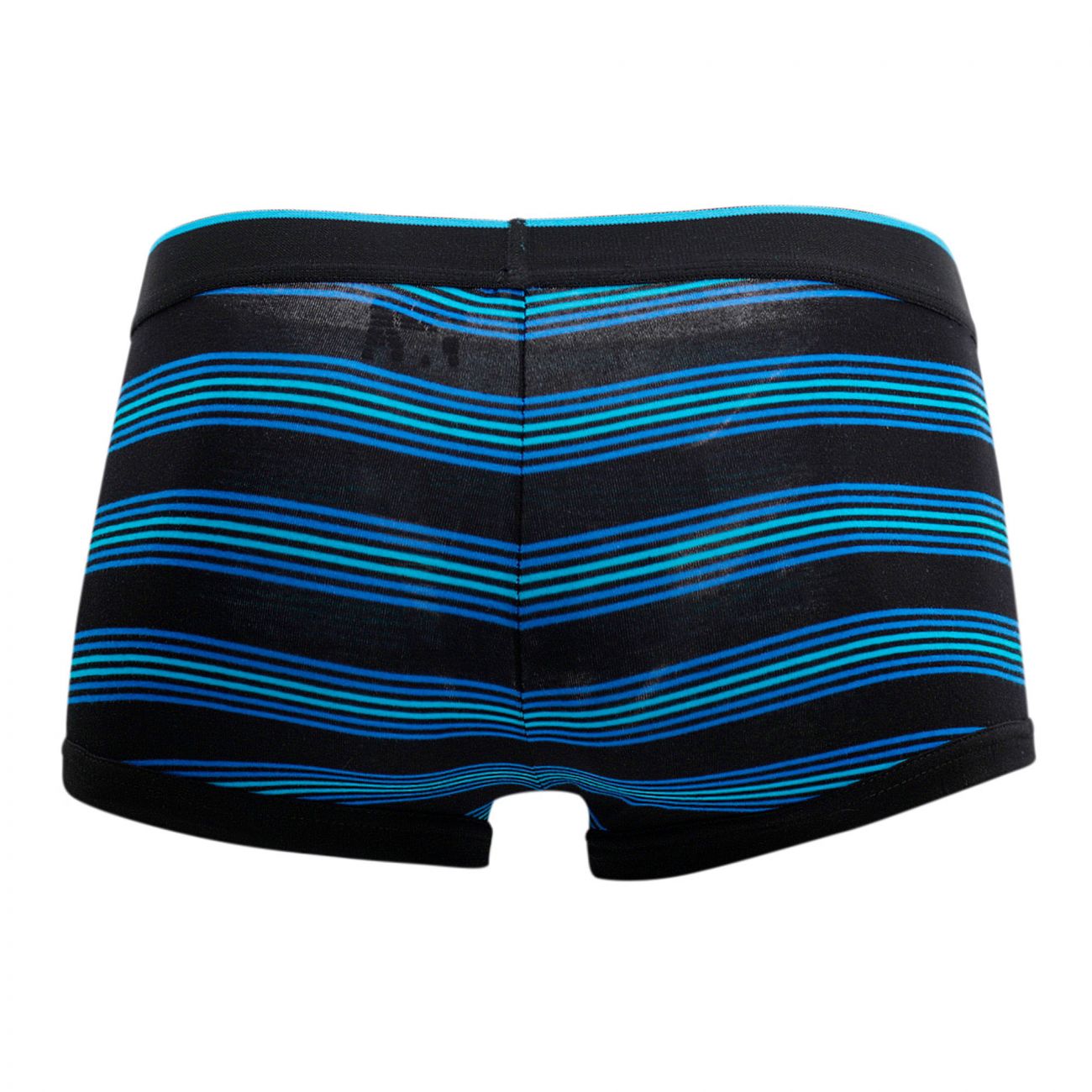 Papi 980503-969 3PK Cotton Stretch Brazilian Yarndye Band Stripe Color Turquoise-Black - DealByEthan.gay loves Papi