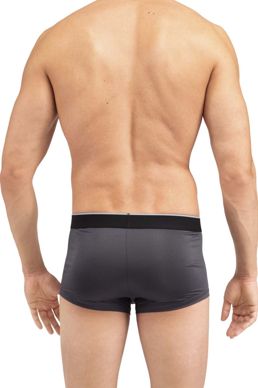 Papi MPA005 2PK Brazilian Trunks Color Black-Gray - DealByEthan.gay loves Papi