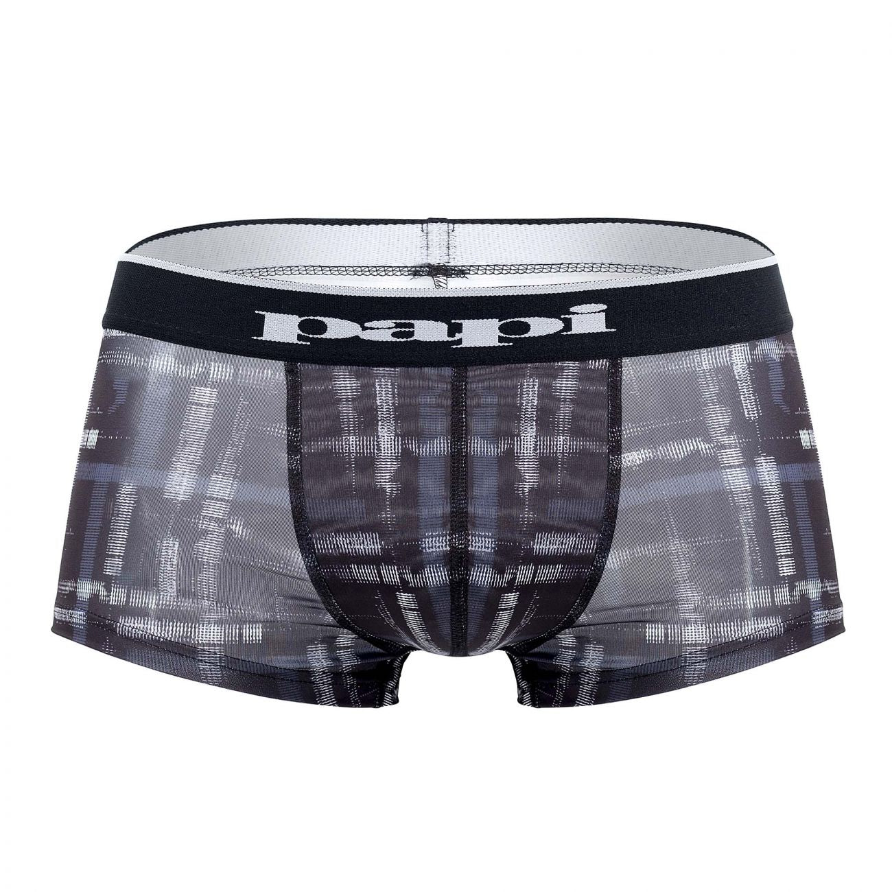 Papi MPA005 2PK Brazilian Trunks Color Black-Gray - DealByEthan.gay loves Papi