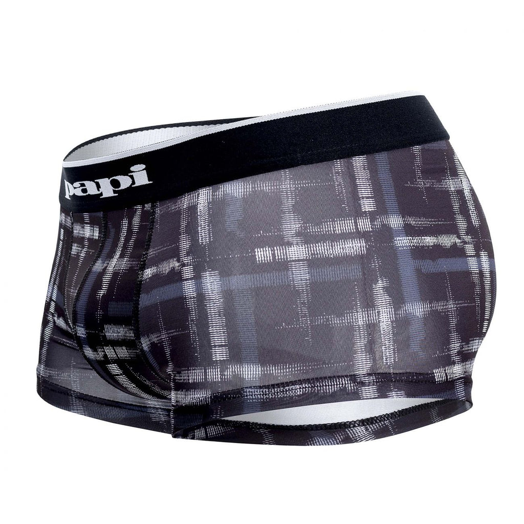 Papi MPA005 2PK Brazilian Trunks Color Black-Gray - DealByEthan.gay loves Papi