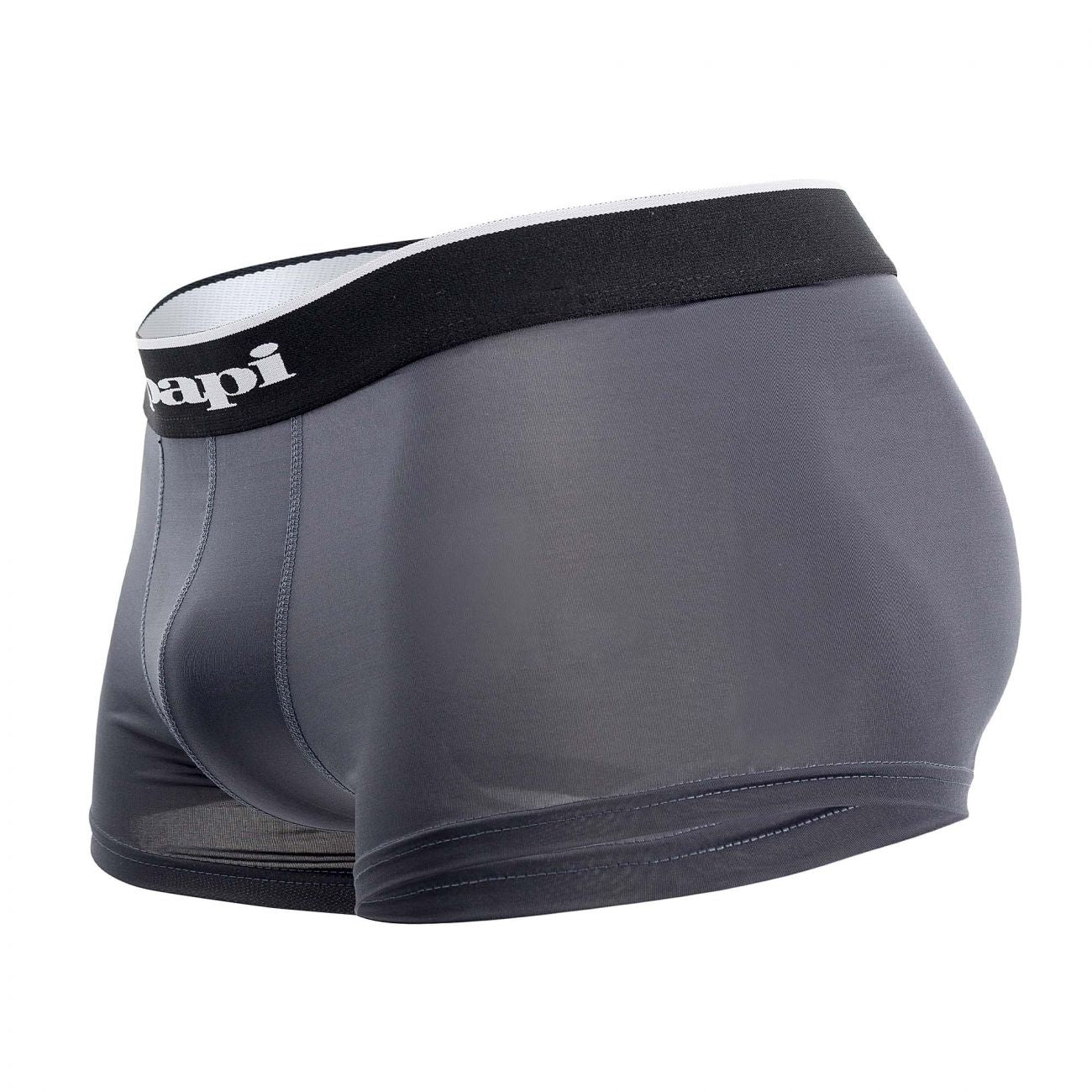 Papi MPA005 2PK Brazilian Trunks Color Black-Gray - DealByEthan.gay loves Papi