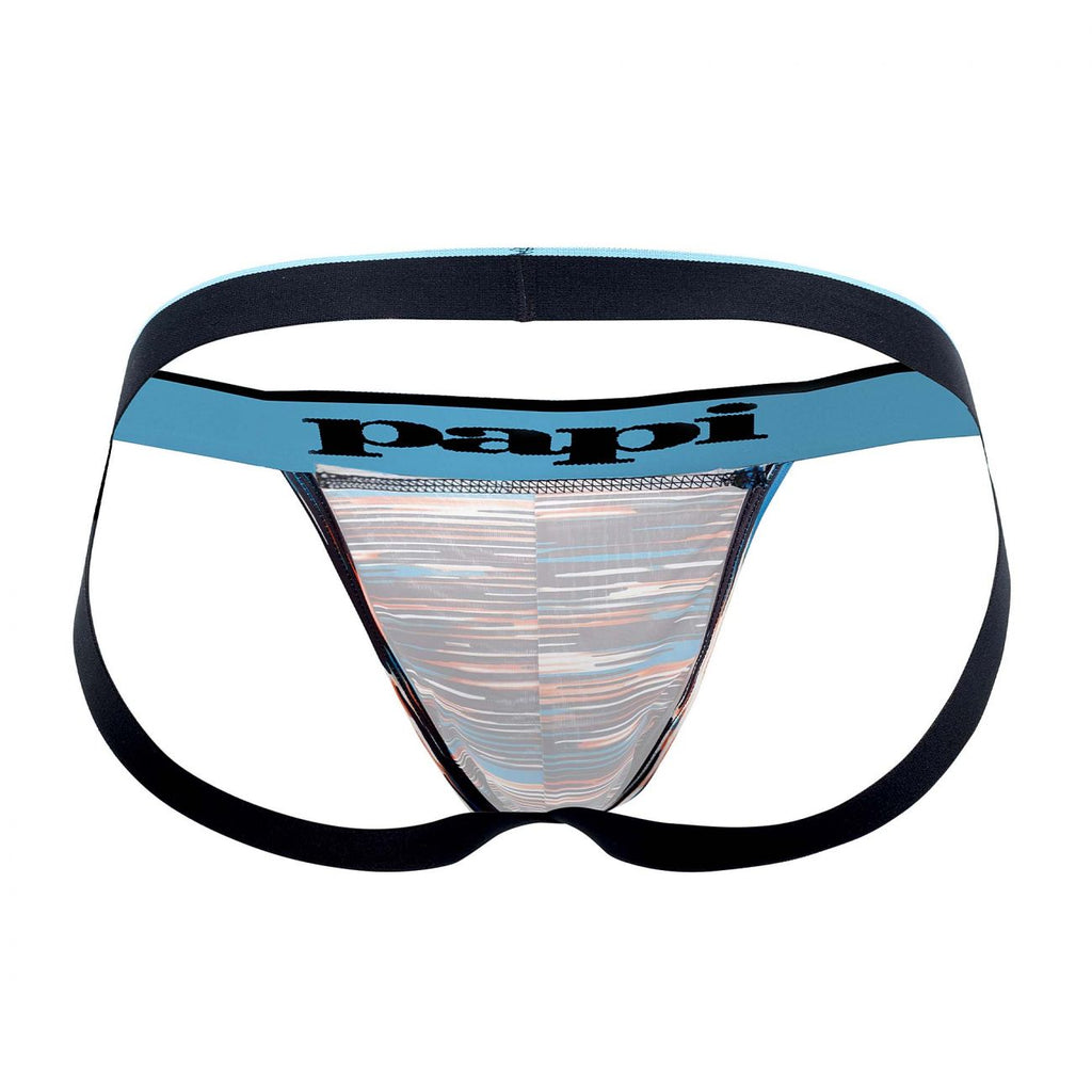 Papi UMPA006 2PK Jockstrap Color Black-Blue - DealByEthan.gay loves Papi