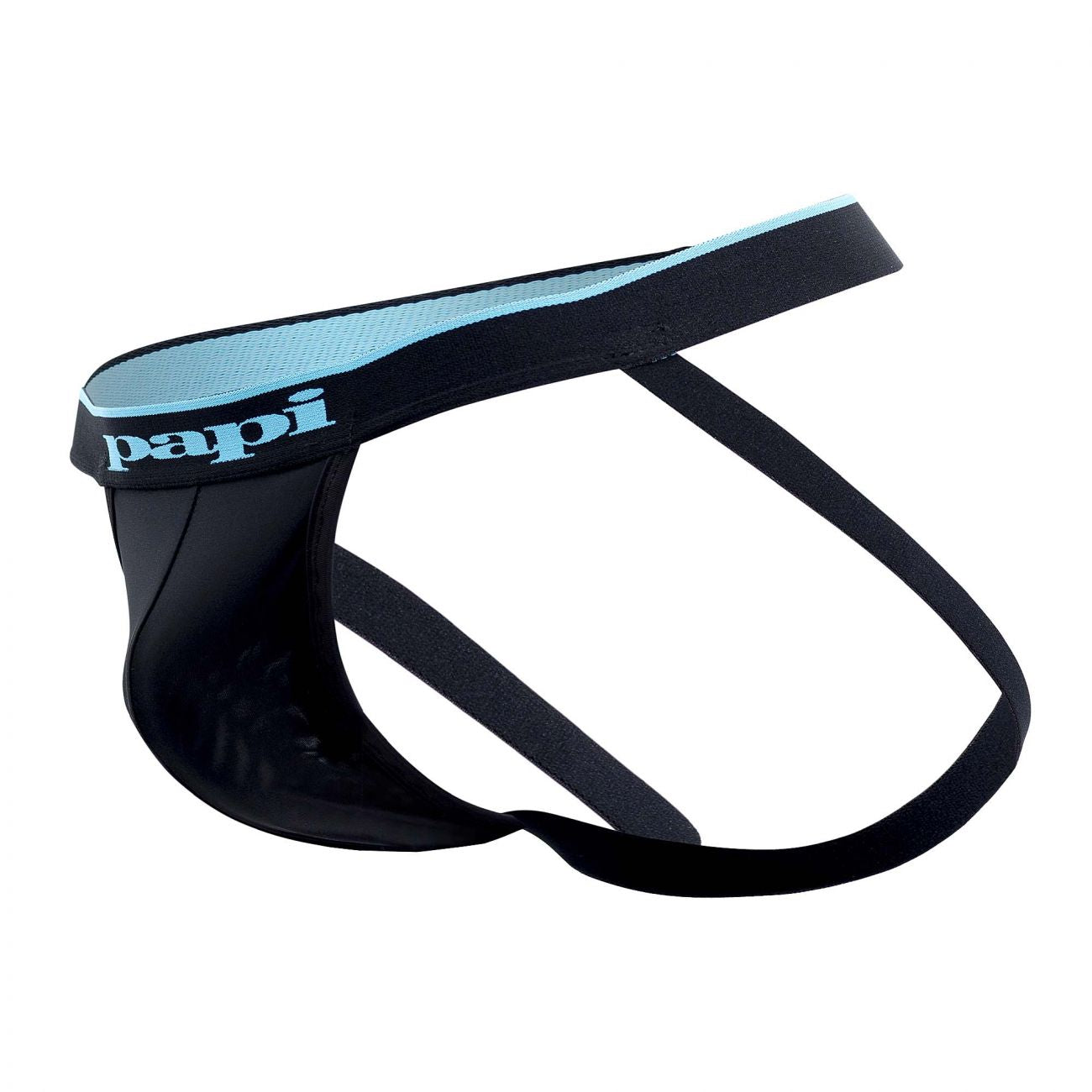 Papi UMPA006 2PK Jockstrap Color Black-Blue - DealByEthan.gay loves Papi