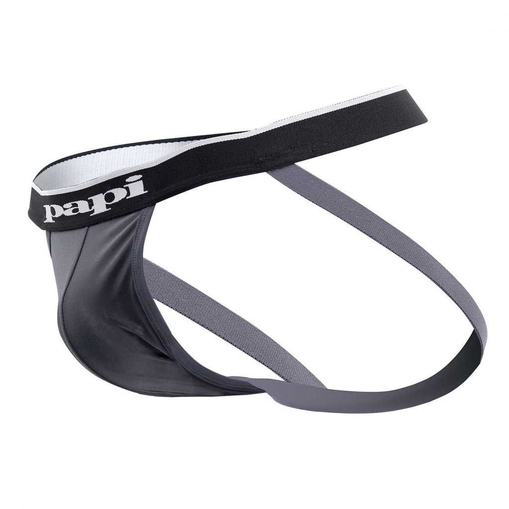 Papi UMPA006 2PK Jockstrap Color Black-Gray - DealByEthan.gay loves Papi