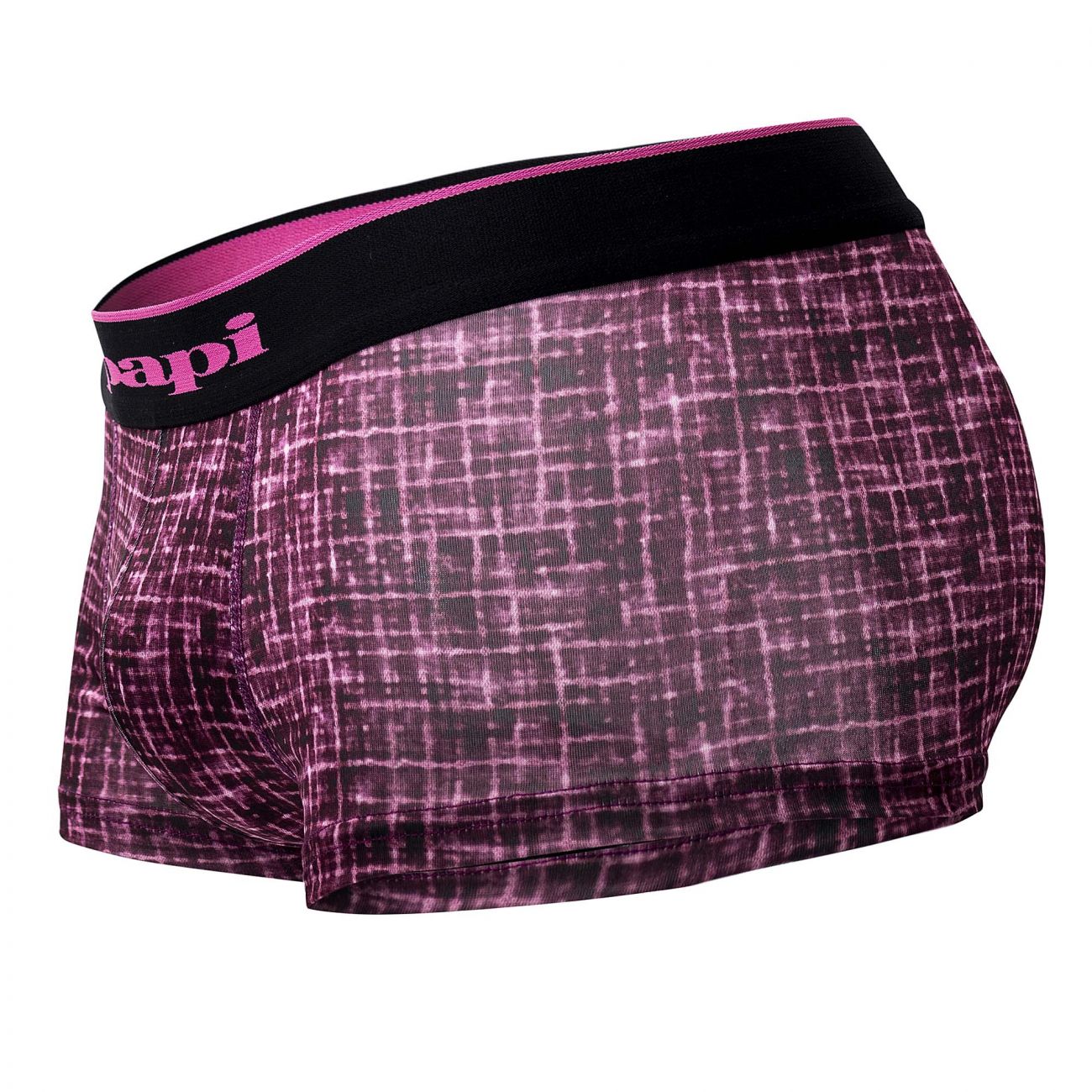 Papi UMPA048 2PK Microflex Brazilian Trunks Color Berry-Texture - DealByEthan.gay loves Papi