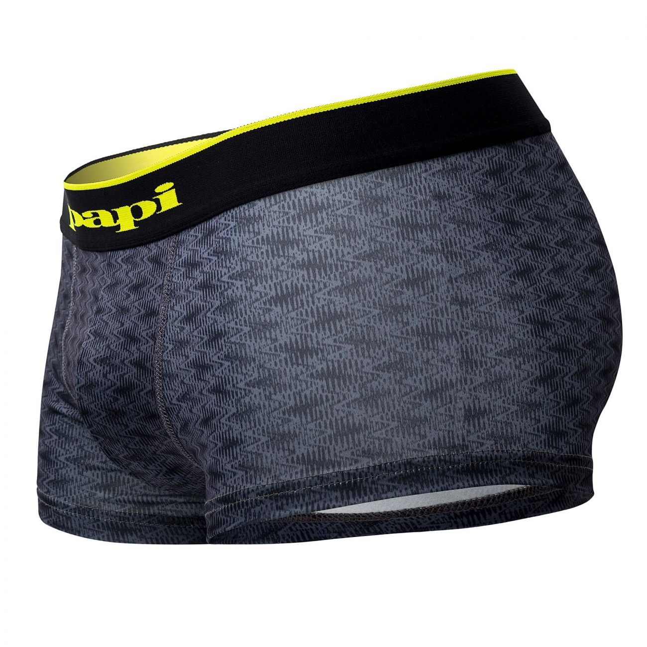 Papi UMPA048 2PK Microflex Brazilian Trunks Color Charcoal-Graphic - DealByEthan.gay loves Papi