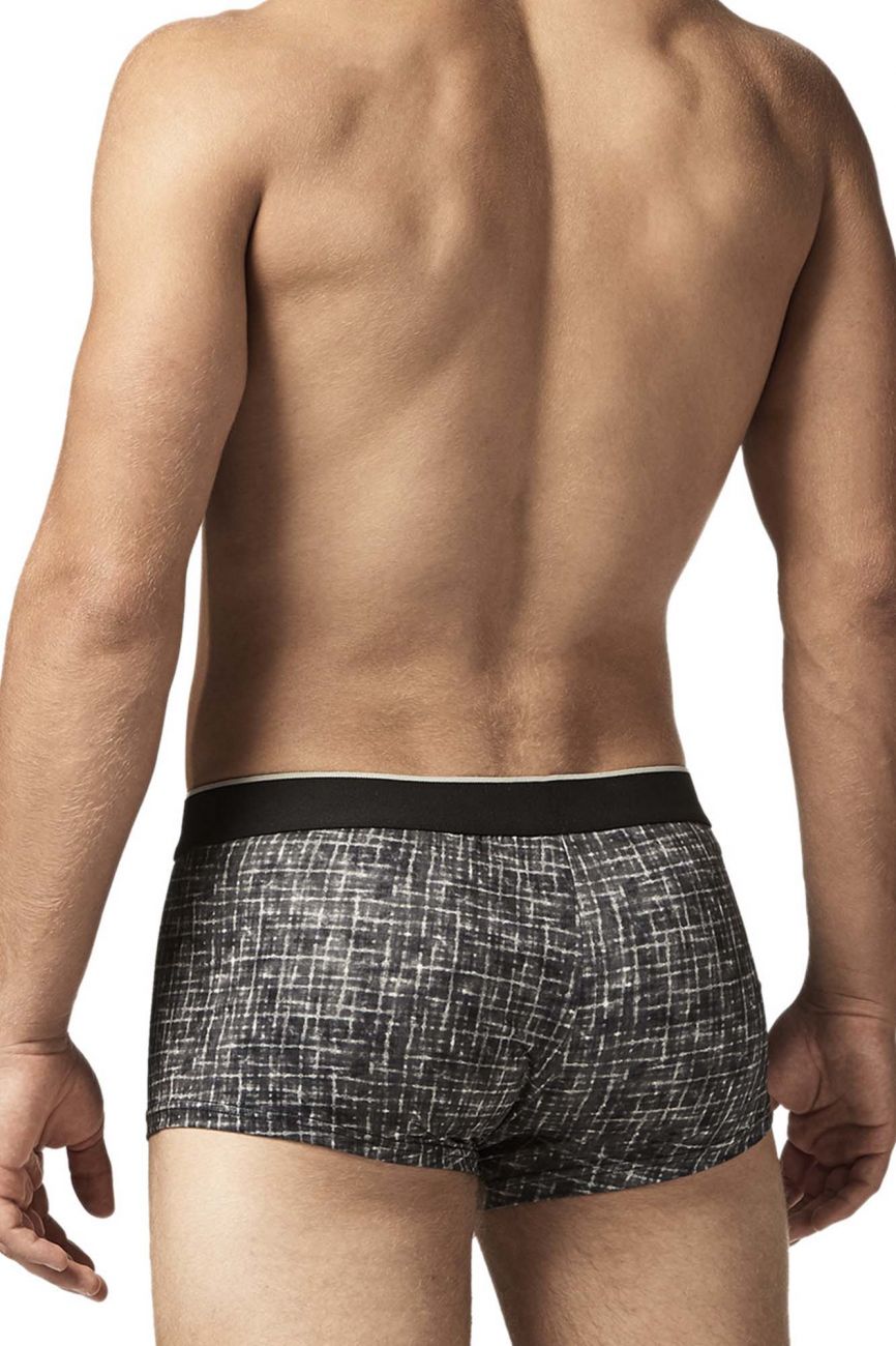 Papi UMPA048 2PK Microflex Brazilian Trunks Color Gray-Texture - DealByEthan.gay loves Papi