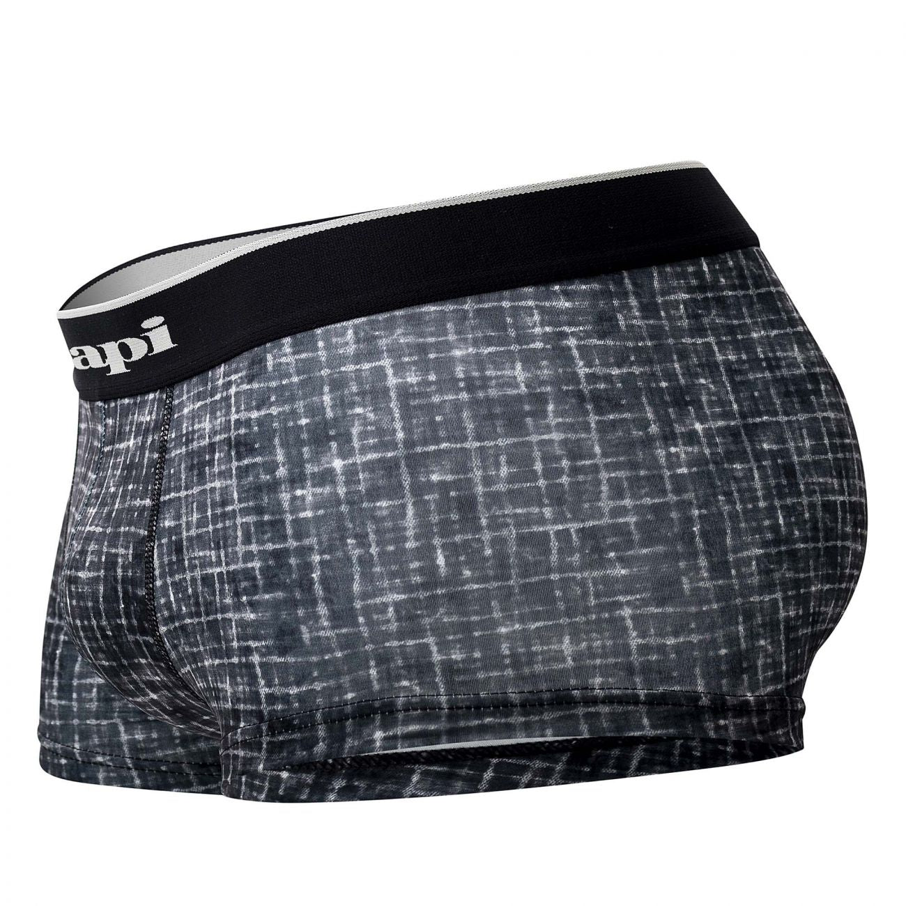 Papi UMPA048 2PK Microflex Brazilian Trunks Color Gray-Texture - DealByEthan.gay loves Papi