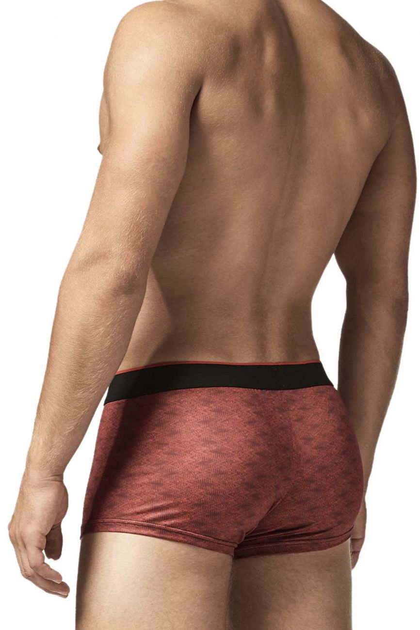 Papi UMPA048 2PK Microflex Brazilian Trunks Color Red-Graphic - DealByEthan.gay loves Papi