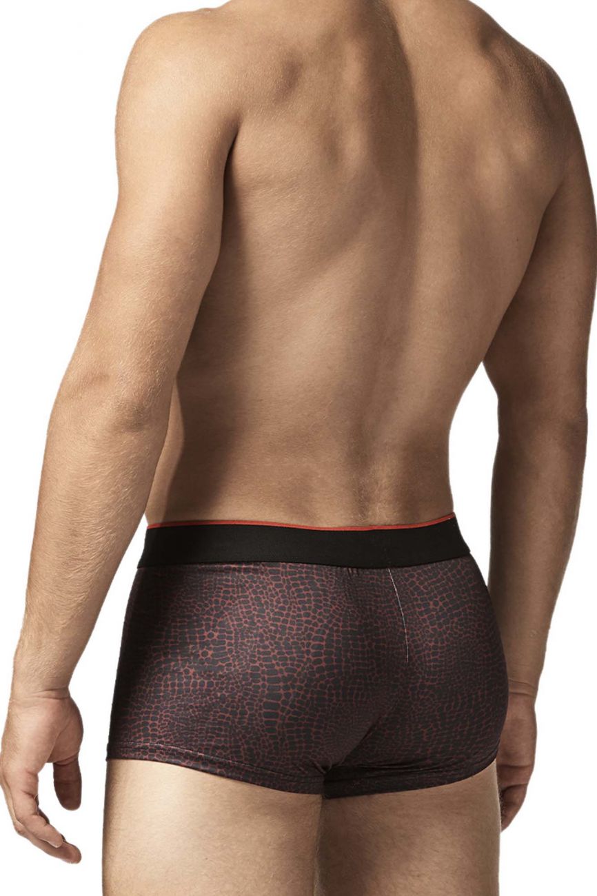 Papi UMPA048 2PK Microflex Brazilian Trunks Color Red-Leopard - DealByEthan.gay loves Papi