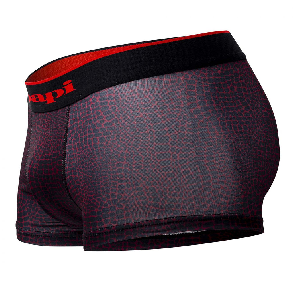 Papi UMPA048 2PK Microflex Brazilian Trunks Color Red-Leopard - DealByEthan.gay loves Papi