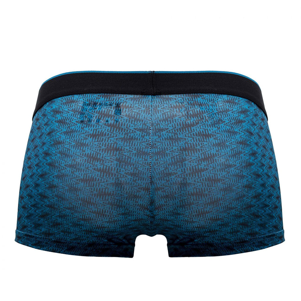Papi UMPA048 2PK Microflex Brazilian Trunks Color Teal-Graphic - DealByEthan.gay loves Papi