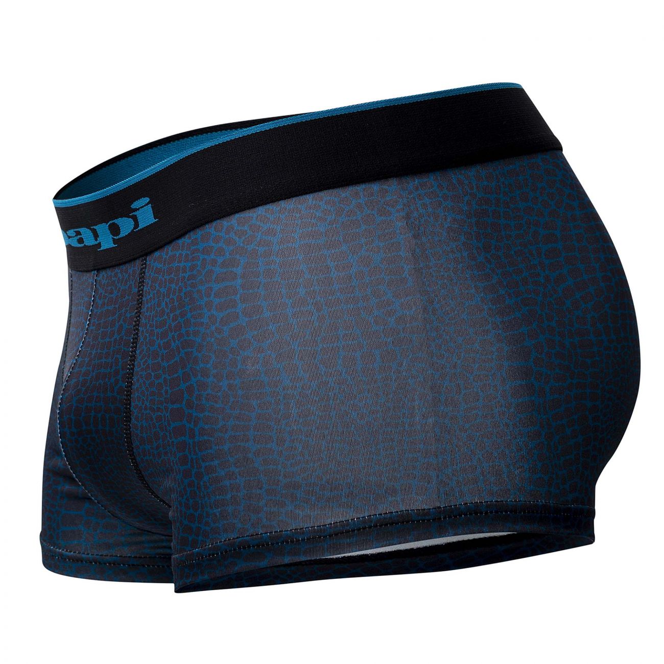 Papi UMPA048 2PK Microflex Brazilian Trunks Color Teal-Leopard - DealByEthan.gay loves Papi