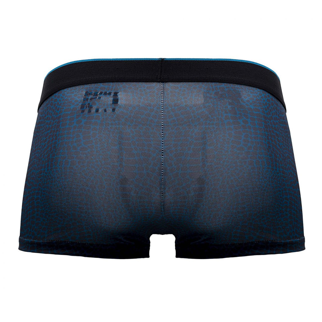 Papi UMPA048 2PK Microflex Brazilian Trunks Color Teal-Leopard - DealByEthan.gay loves Papi