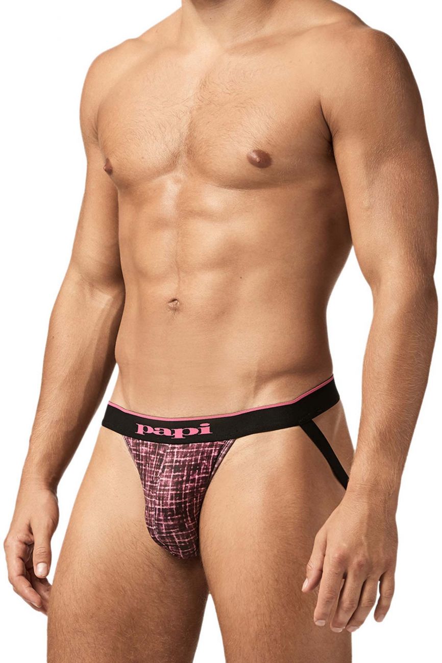 Papi UMPA049 2PK Microflex Jockstrap Color Berry-Texture - DealByEthan.gay loves Papi
