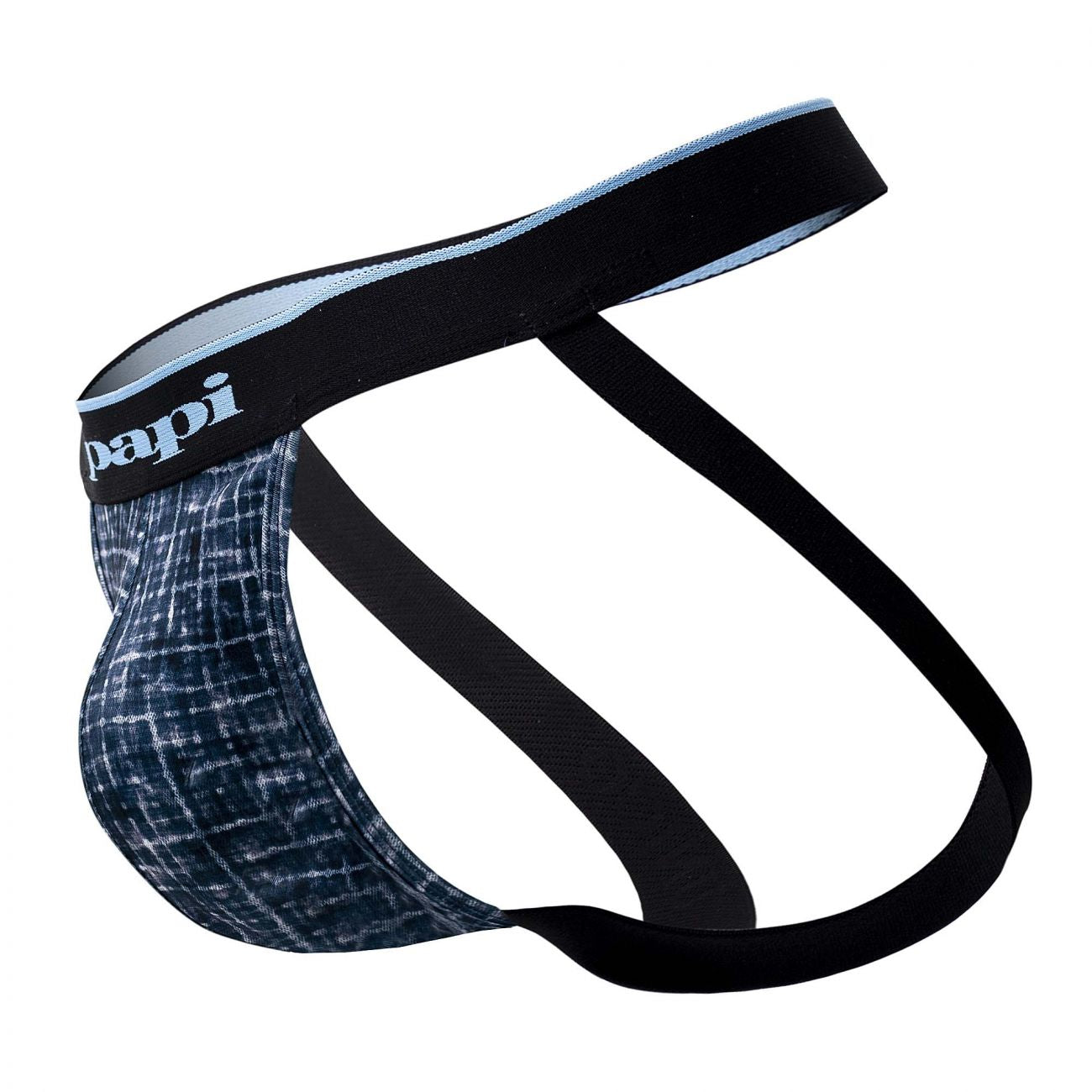 Papi UMPA049 2PK Microflex Jockstrap Color Blue-Texture - DealByEthan.gay loves Papi