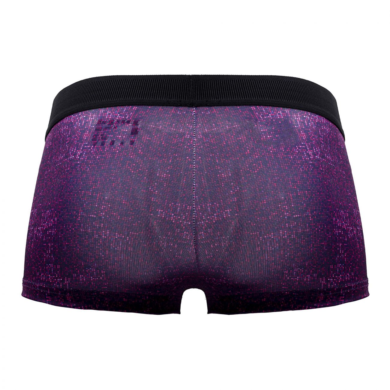 Papi UMPA050 Fashion Microflex Brazilian Trunks Color Purple Pixel Print - DealByEthan.gay loves Papi