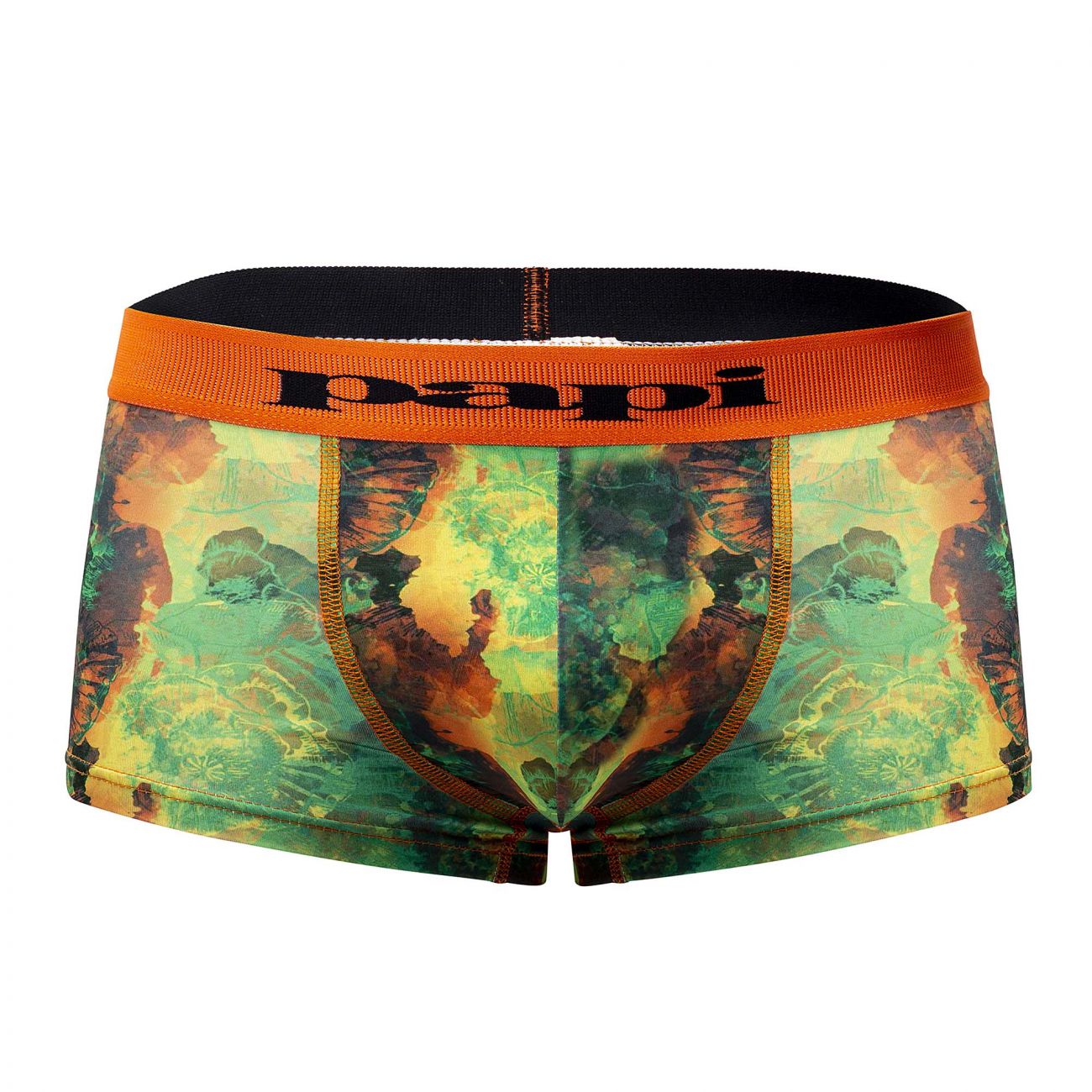 Papi UMPA050 Fashion Microflex Brazilian Trunks Color Sunrise Multi Print - DealByEthan.gay loves Papi