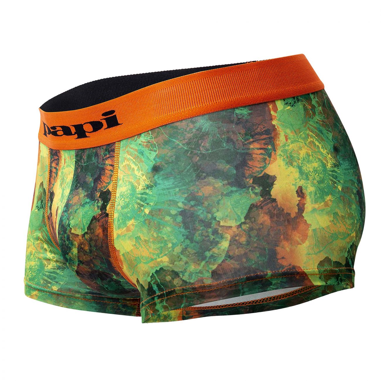 Papi UMPA050 Fashion Microflex Brazilian Trunks Color Sunrise Multi Print - DealByEthan.gay loves Papi