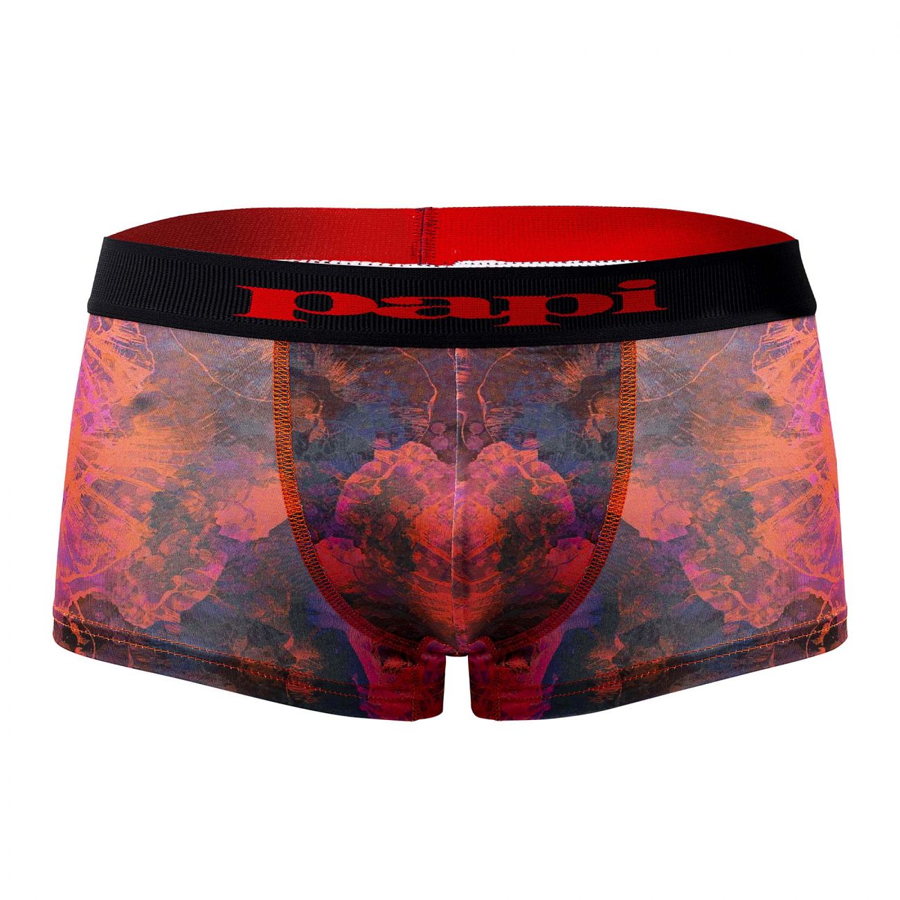 Papi UMPA050 Fashion Microflex Brazilian Trunks Color Sunset Multi Print - DealByEthan.gay loves Papi