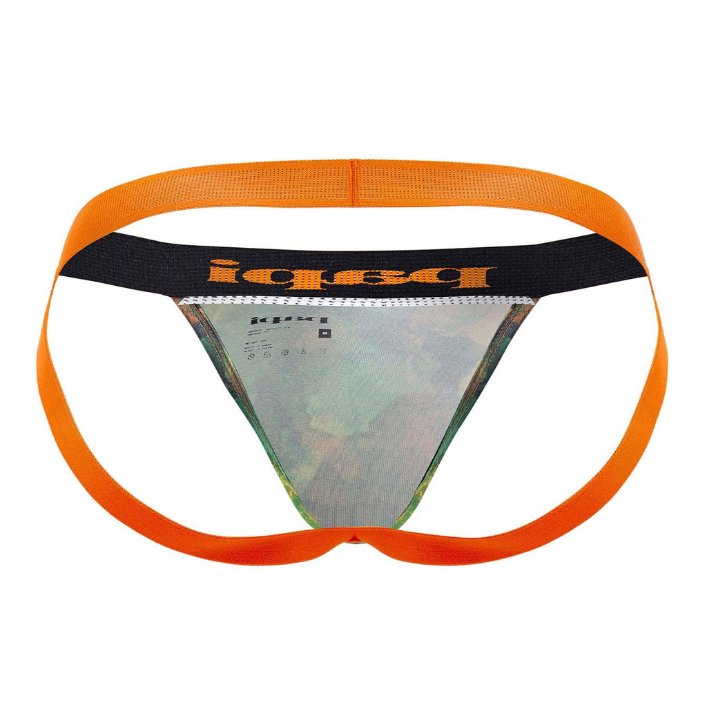 Papi UMPA051 Fashion Microflex Brazilian Jockstrap Color Sunrise Multi Print - DealByEthan.gay loves Papi