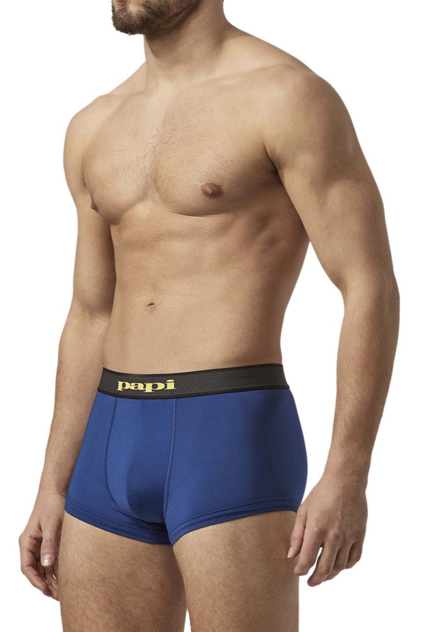 Papi UMPA074 2PK Microflex Brazilian Trunks Color Tie Dye-Blue - DealByEthan.gay loves Papi