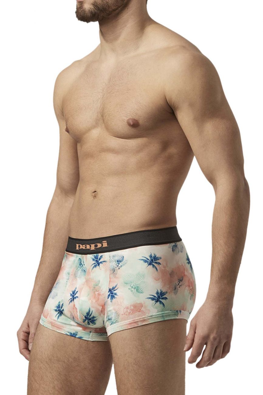 Papi UMPA074 2PK Microflex Brazilian Trunks Color Tropics-Blue - DealByEthan.gay loves Papi