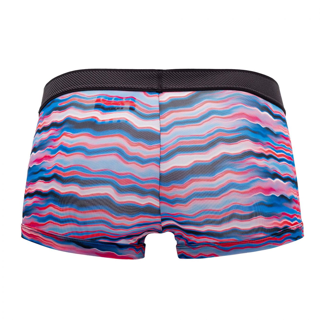 Papi UMPA076 2PK Microflex Brazilian Trunks Color Waves-Black - DealByEthan.gay loves Papi