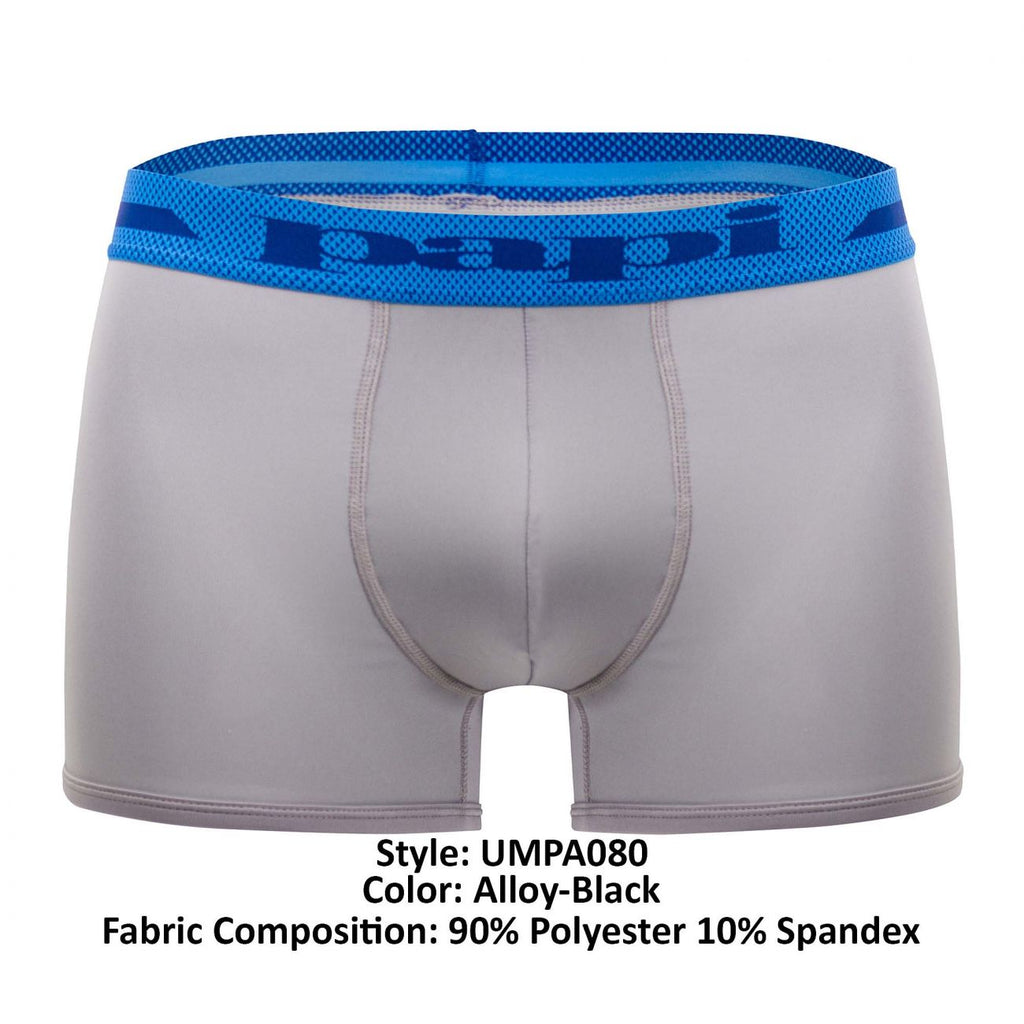 Papi UMPA080 2PK Microflex Brazilian Trunks Color Alloy-Black - DealByEthan.gay loves Papi