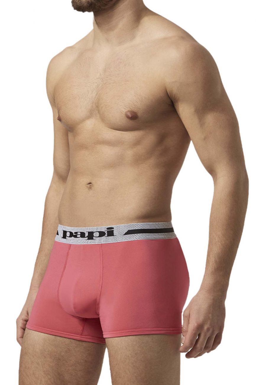 Papi UMPA080 2PK Microflex Brazilian Trunks Color Pink-Black - DealByEthan.gay loves Papi