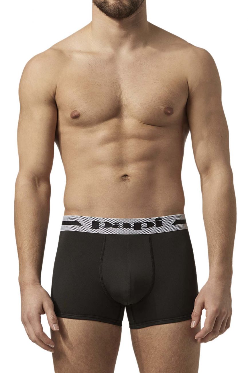 Papi UMPA080 2PK Microflex Brazilian Trunks Color Pink-Black - DealByEthan.gay loves Papi